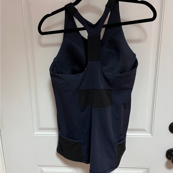 Athleta ace racer activewear top size xl navy and black - Picture 4 of 4